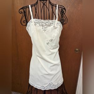 Vintage 40s Nightgown Slip Dress